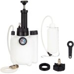 Purgeur de frein 3l avec manom�tre - kit purge frein voiture - appareil de purge des freins pressuris� ...