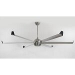 Purline - super dstratificateur et ventilateur de plafond aluminium trs grand taille moderne dc 236 ...