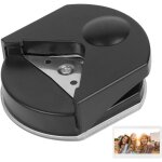 Pvc + acier inoxydable perforatrice angle arrondi, coin perforateur de papier coupe papier rond, arrondisseur ...