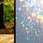 Pvc réfraction coloré autocollants en verre Électrostatique film de fenêtre sans colle peut enlever les ... Pvc réfraction coloré autocollants en verre Électrostatique film de fenêtre sans colle peut enlever les ...
