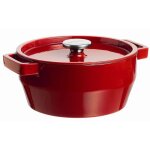 Pyrex 4936877 cocotte ronde 3, 6 l rouge slow cook fonte d'acier