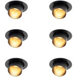 Qazqa - 98817 - spot encastrable - 6 pi�ces - � 92 mm - - �clairage int�rieur - salon i chambre i cuisine ...