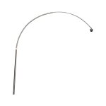Qazqa ? lampadaire � arc en acier poli h 177 cm ? �clairage int�rieur moderne ? luminosit� variable ? ...
