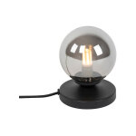 Qazqa athens - lampe de table - 1 lumière - Ø 100 mm - noir - rustique - éclairage intérieur - salon ... Qazqa athens - lampe de table - 1 lumière - Ø 100 mm - noir - rustique - éclairage intérieur - salon ...