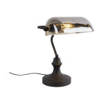 Banker - lampe de notaire - 1 lumière - l 265 mm - noir - classique / antique - éclairage intérieur - ... Banker - lampe de notaire - 1 lumière - l 265 mm - noir - classique / antique - éclairage intérieur - ...