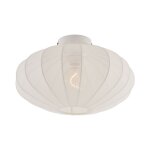 Qazqa - bida - plafonnier avec abat - jour - 1 lumi�re - � 42 cm - blanc - design - �clairage int�rieur ...