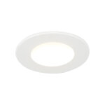 Qazqa blanca - led spot encastrable - 1 lumi�re - � 90 mm - blanc - moderne - �clairage int�rieur - salle ...