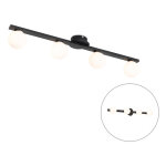 Cederic - plafonnier - 4 lumière - l 680 mm - noir - moderne - éclairage extérieur - salle de bains - ... Cederic - plafonnier - 4 lumière - l 680 mm - noir - moderne - éclairage extérieur - salle de bains - ...