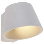 Qazqa concrete - applique murale - 1 lumi�re - h 146 mm - gris - rustique - �clairage int�rieur - salon ...