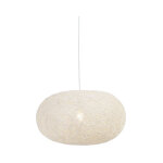 Qazqa corda - suspension - 1 lumire -  500 mm - blanc - design, moderne - clairage intrieur - salon ...