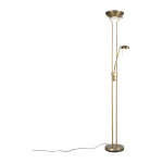 Diva - led dimmable lampadaire eclairage indirect variateur inclus - 1 lumire - h 1800 mm - bronze - ...