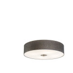 Qazqa - drum jute - plafonnier avec abat - jour - 4 lumière - ø 500 mm - gris - rustique, moderne - éclairage ... Qazqa - drum jute - plafonnier avec abat - jour - 4 lumière - ø 500 mm - gris - rustique, moderne - éclairage ...
