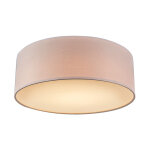 Drum led - led plafonnier - 1 lumire - h 125 mm - rose - moderne - clairage intrieur - salon i chambre ...