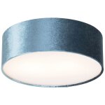 Qazqa drum - plafonnier - 2 lumi�re - � 30 cm - bleu - moderne - �clairage int�rieur - salon i chambre ...