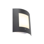 Emmerald - applique murale avec détecteur - 1 lumière - h 260 mm - gris foncé - moderne - éclairage extérieur ... Emmerald - applique murale avec détecteur - 1 lumière - h 260 mm - gris foncé - moderne - éclairage extérieur ...