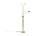 Empoli - led dimmable lampadaire avec lampe de lecture variateur inclus - 1 lumière - h 1800 mm - doré ... Empoli - led dimmable lampadaire avec lampe de lecture variateur inclus - 1 lumière - h 1800 mm - doré ...
