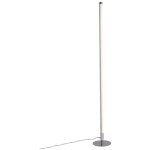 Line - up - led dimmable lampadaire variateur inclus - 1 lumire - h 1220 mm - chrome - moderne - clairage ...