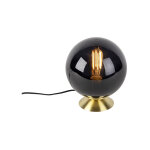 Pallon - lampe de table - 1 lumière - ø 200 mm - noir - art deco - éclairage intérieur - salon i chambre ... Pallon - lampe de table - 1 lumière - ø 200 mm - noir - art deco - éclairage intérieur - salon i chambre ...