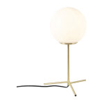 Pallon - lampe de table - 1 lumi�re - � 300 mm - blanc - art deco - �clairage int�rieur - salon i chambre ...