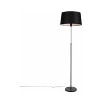 Parte fl - lampadaire - 1 lumire - h 1730 mm - noir - classique / antique - clairage intrieur - salon ...