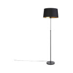 Parte fl - lampadaire avec abat - jour - 1 lumi�re - h 1730 mm - noir - classique / antique - �clairage ...
