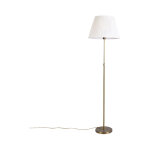 Parte fl - lampadaire avec abat - jour - 1 lumi�re - h 1770 mm - cr�me - rustique - �clairage int�rieur ...