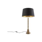 Pisos - lampe de table avec abat - jour - 1 lumière - ø 350 mm - noir - art deco - éclairage intérieur ... Pisos - lampe de table avec abat - jour - 1 lumière - ø 350 mm - noir - art deco - éclairage intérieur ...