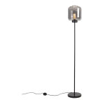 Qara - lampadaire avec abat - jour - 1 lumière - h 1610 mm - noir - design - éclairage intérieur - salon ... Qara - lampadaire avec abat - jour - 1 lumière - h 1610 mm - noir - design - éclairage intérieur - salon ...