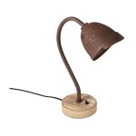 Rax - lampe de table - 1 lumière - h 320 mm - brun rouille - rustique - éclairage intérieur - salon i ... Rax - lampe de table - 1 lumière - h 320 mm - brun rouille - rustique - éclairage intérieur - salon i ...