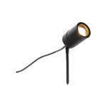 Solo - spot sur piquet - 1 lumière - ø 6 cm - noir - moderne - éclairage extérieur - qazqa Solo - spot sur piquet - 1 lumière - ø 6 cm - noir - moderne - éclairage extérieur - qazqa