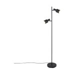 Stijn - lampadaire - 2 lumire - h 1560 mm - noir - moderne - clairage intrieur - salon i chambre - ...