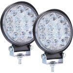 Phares de travail led 12v 140w - 2 pcs feux antibrouillard led 6000k 14000lm pour voiture camion suv