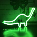 Qiaofei lumière néon led signe de dinosaure en forme de décor lumière, décoration murale pour nol, fête ... Qiaofei lumière néon led signe de dinosaure en forme de décor lumière, décoration murale pour nol, fête ...