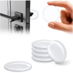Qiblaou lot de 12 but�es porte silicone 40x8mm - autocollantes et robuste - protection poign�es et murs ...