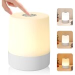 Qiblaou lampe de chevet tactile sans fil 1800mah. 3 modes, intensit� variable, fonction m�moire. classe ...