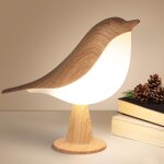 Qiyao - lampe de chevet tactile, lampe de table rechargeable avec 3 modes dimmable, 3000k - 6000k, 1800mah, ...