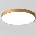 Qiyao ? plafonnier led rond ultra fin ? �clairage blanc froid 6000k ? installation encastr�e ? acrylique ...