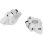 Qiyao - support de guidage d'arbre de rail lin�aire shf12 2 pi�ces pour diverses installations m�caniques, ...