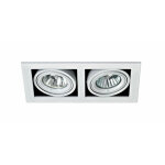 Aric - quadra 110 encastr gu5, 3 orientable et basc. blanc lpe non incl. 4171
