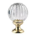 Quincadeco - boule de rampe cristal soleil