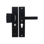 Quincaillerie de s�curit� noire avec protection du cylindre skg3