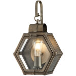 Quoizel heath lanterne murale d'ext�rieur en bronze bruni, ip44 - elstead