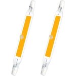 R7s 78mm led 5w blanc chaud 3000k, 500lm, r7s j78 cob led lin�aire remplacer crayon halog�ne 40w 50w, ...