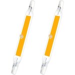R7s 78mm led 5w blanc chaud 3000k, 500lm, r7s j78 cob led lin�aire remplacer crayon halog�ne 40w 50w, ...