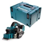 Rabot 18v li - ion 82 mm makita sans batterie, ni chargeur - makpac - dkp181zj