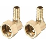 Raccord cannel� tuyau laiton coude 10mm x g1 / 2 connecteur tuyau femelle � �crou pivotant pour eau carburant ...
