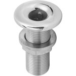 Raccord de coque en acier inoxydable mjs022 pour bateaux et yachts, sortie de tuyau 1 / 2 pouce