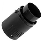 Raccord de flexible noir pour aspirateur rowenta