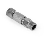 Raccord rapide a�rographe 9, 51 mm (178') ? connecteur pour tuyau avec filetage m�le de 9, 51 mm ? pour ...