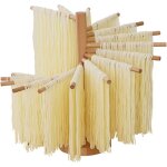 Rack de s�choir de p�tes, porte - s�chage de p�tes, porte - s�chage en bois pliable pour nouilles pour ...